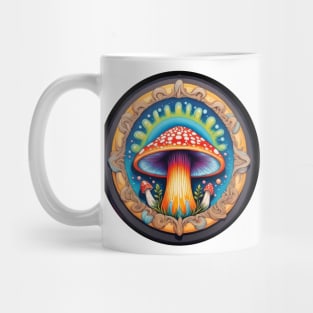 Mushroom Mandala - Red Cap Mug